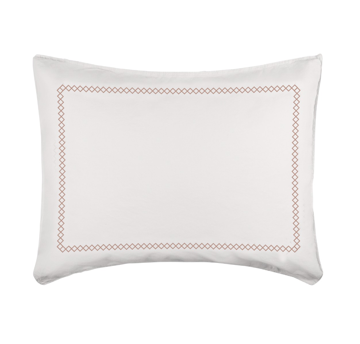 Livello Dekbedovertrek Zigzag White/Stone