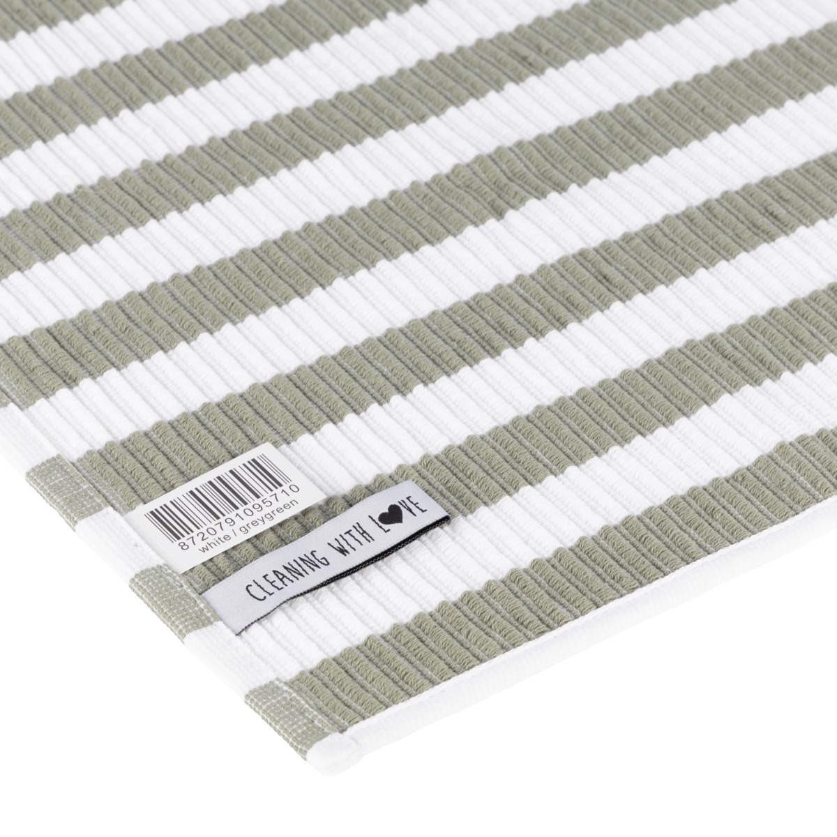 Livello Vaatdoek White/Grey Green