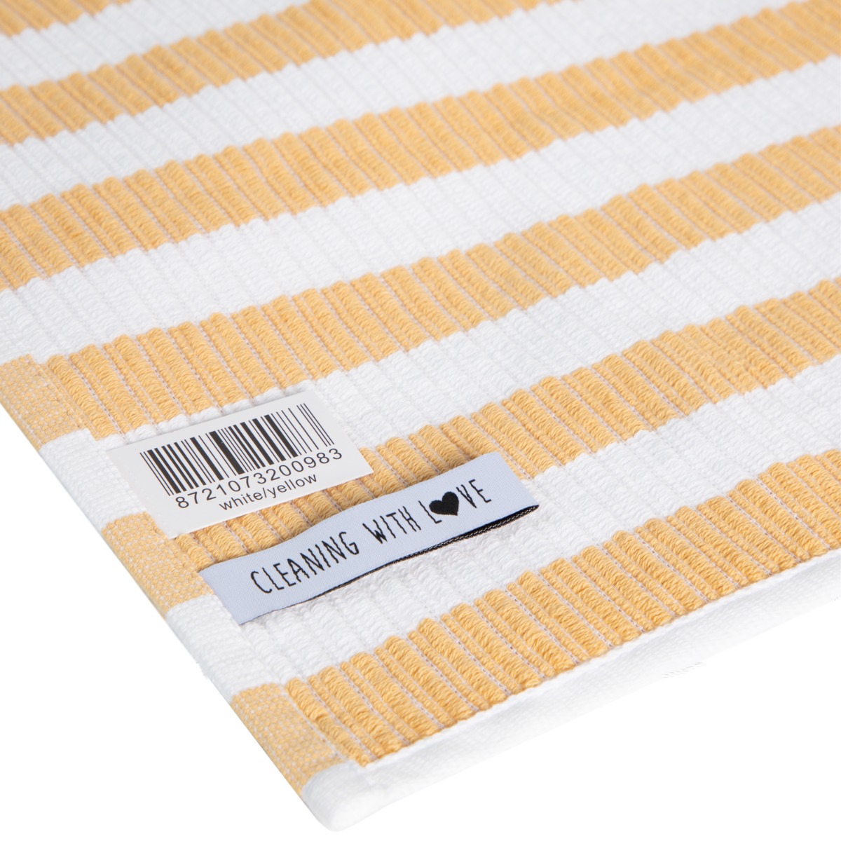 Livello Vaatdoek White/Yellow