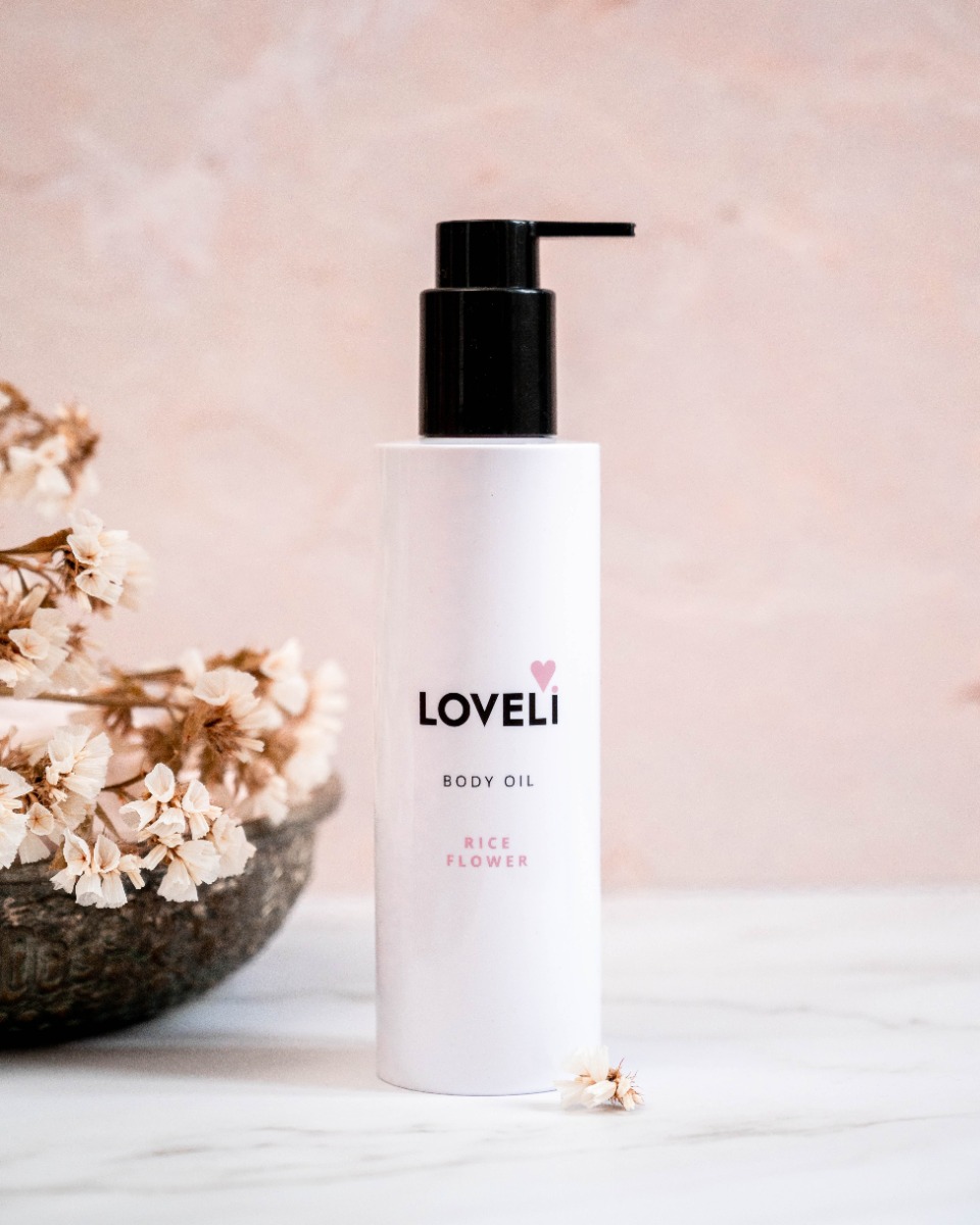 Loveli Body Oil Rice Flower 200ml