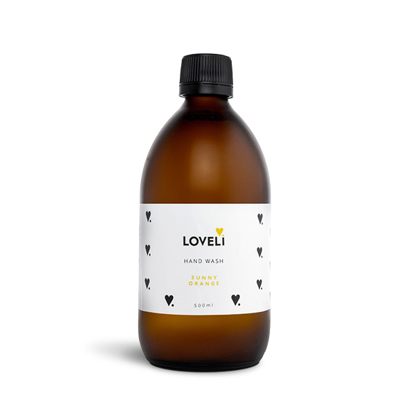 Loveli Hand Wash Sunny Orange Refill 500ml