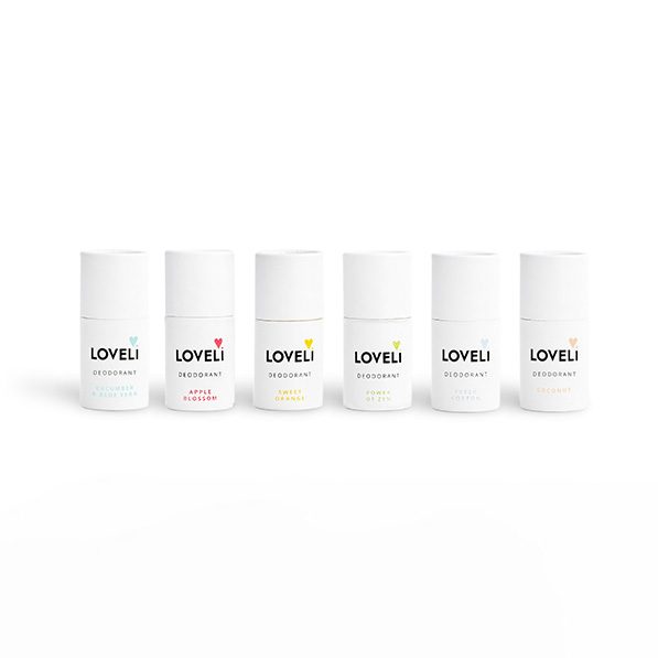 Loveli Set Deodorant 6x Mini