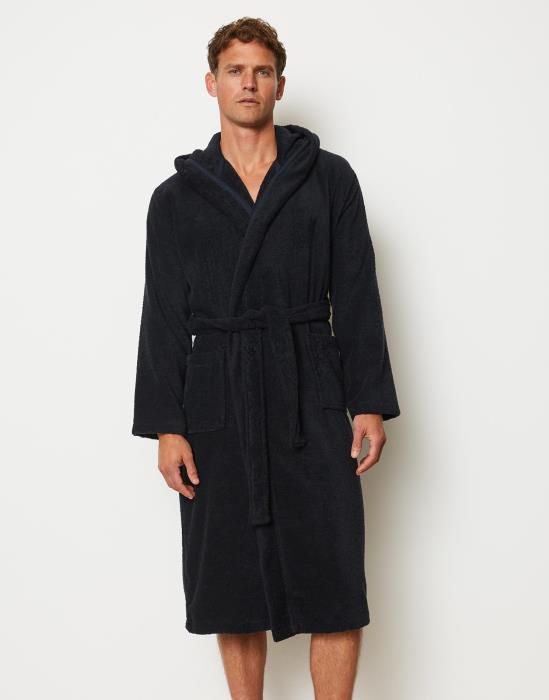 Marc O'Polo Badjas Timeless Men Dark Navy