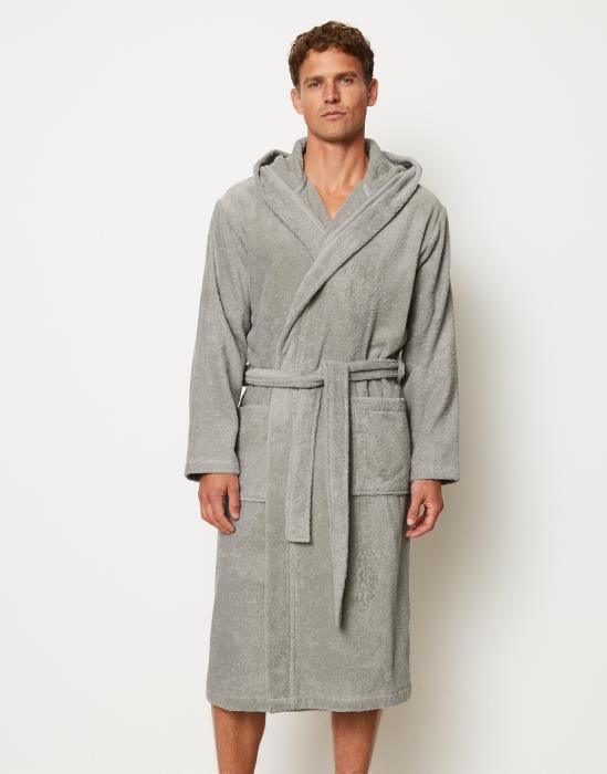 Marc O'Polo Badjas Timeless Men Grey