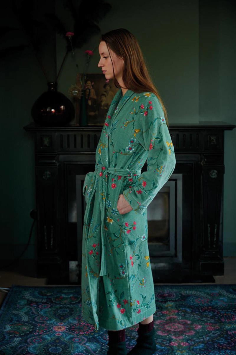 Pip Studio Badjas Les Fleurs Green