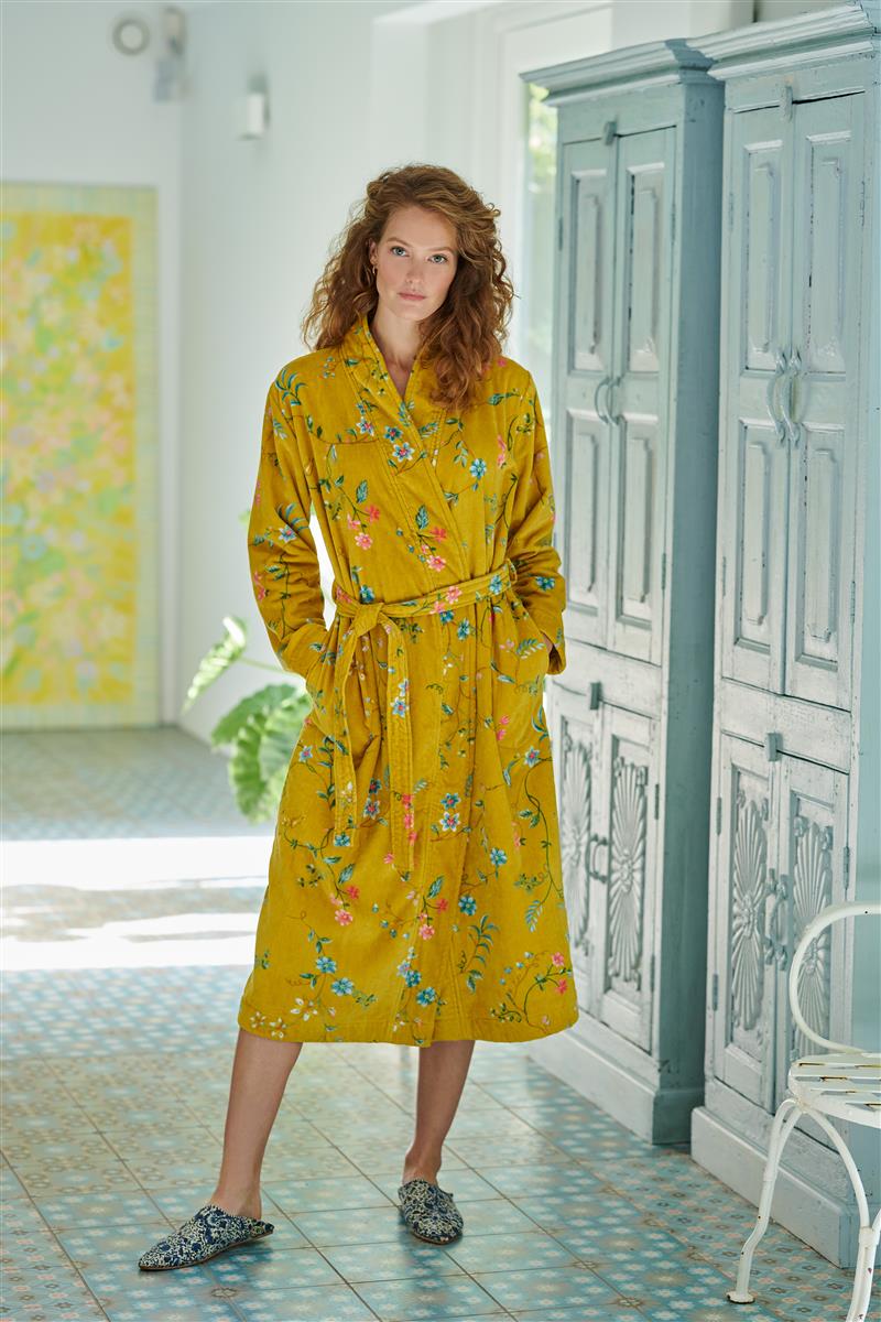 Pip Studio Badjas Les Fleurs Yellow
