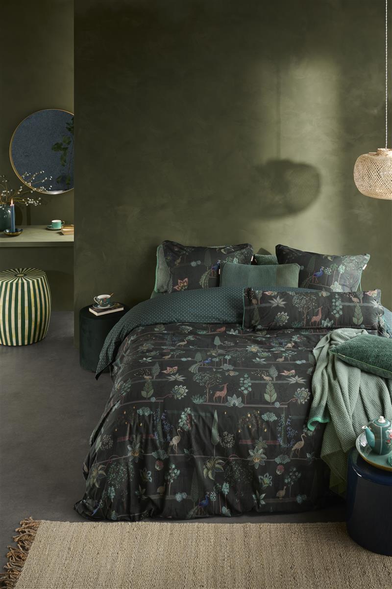 Pip Studio Dekbedovertrek Alberi Dark Green
