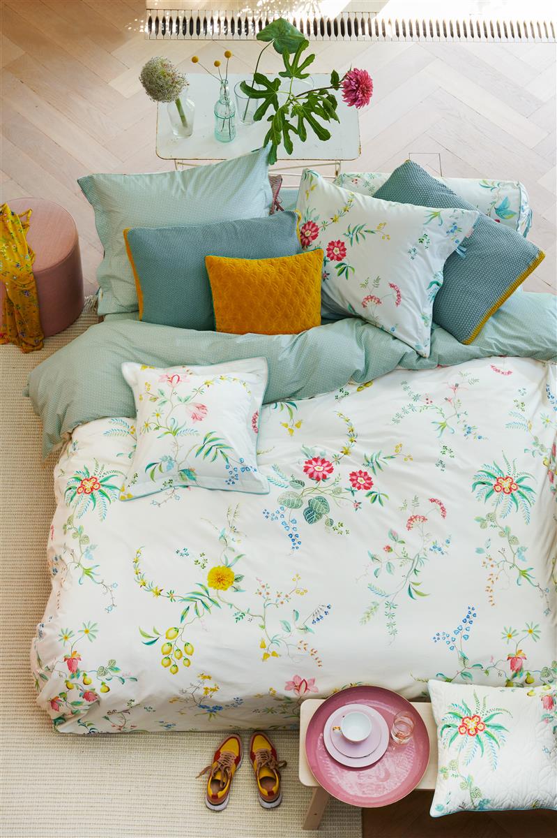 Pip Studio Dekbedovertrek Fleur Grandeur White