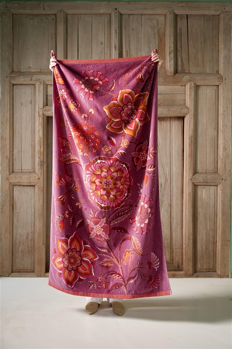 Pip Studio Strandlaken Viva La Vida Lilac 100x180