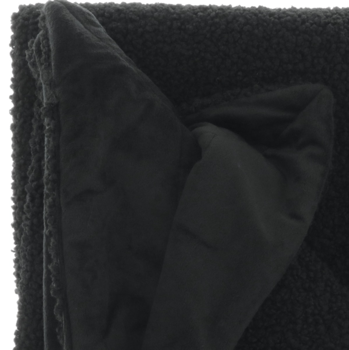 Unique Living Fleece Plaid Romie Black 150x200