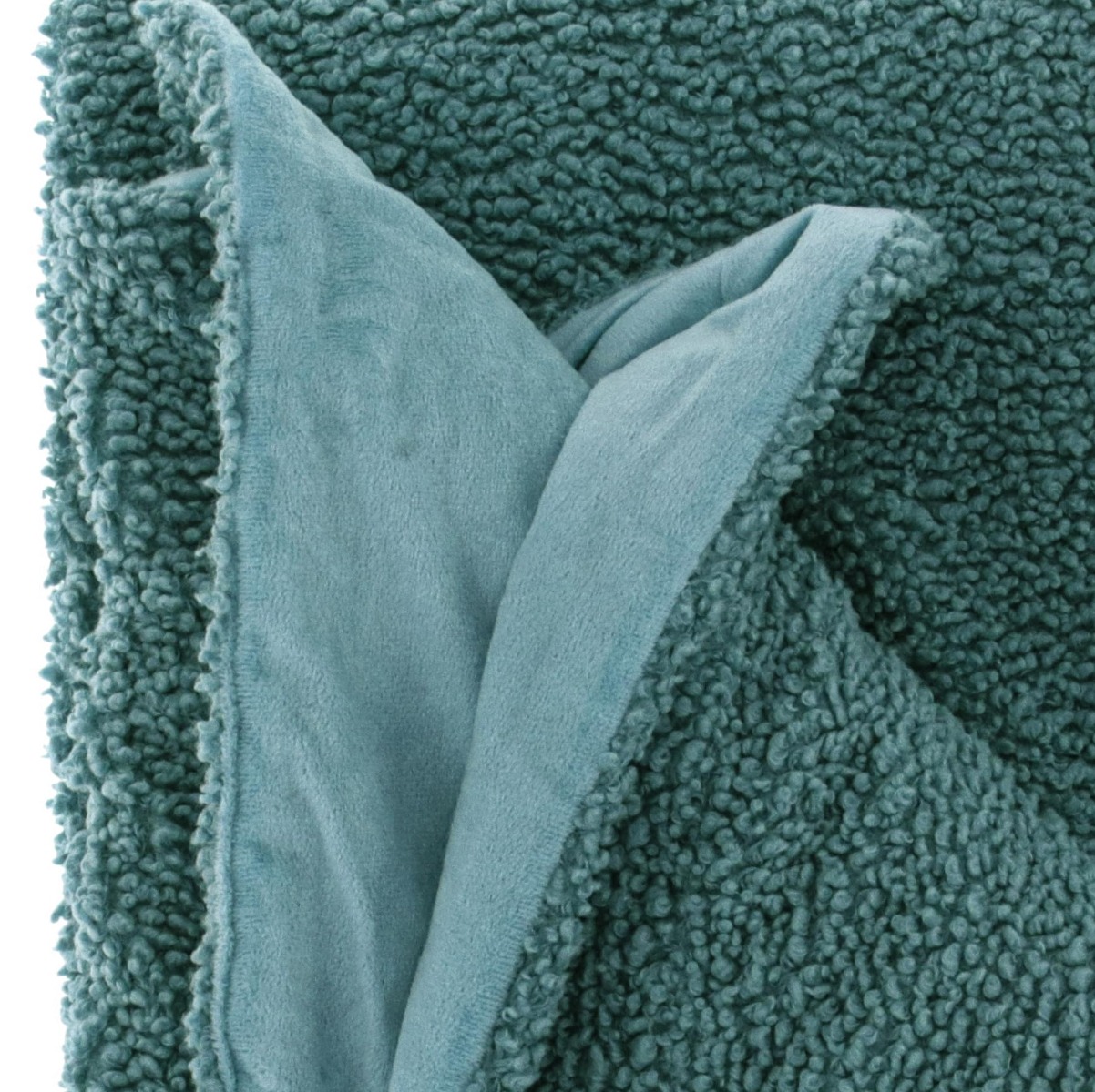 Unique Living Fleece Plaid Romie Mineral Blue 150x200