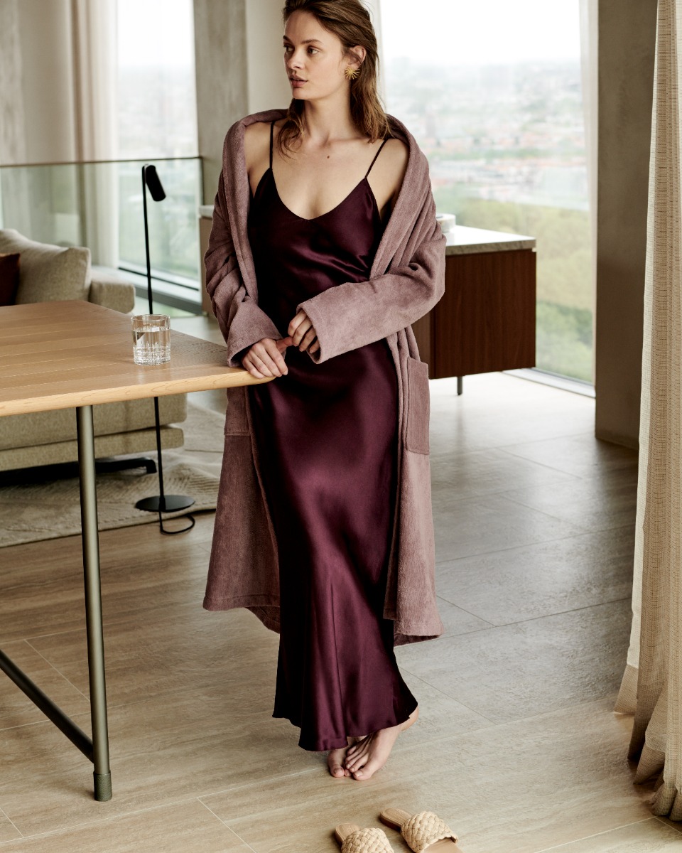 Vandyck Badjas Prestige Uni Mauve