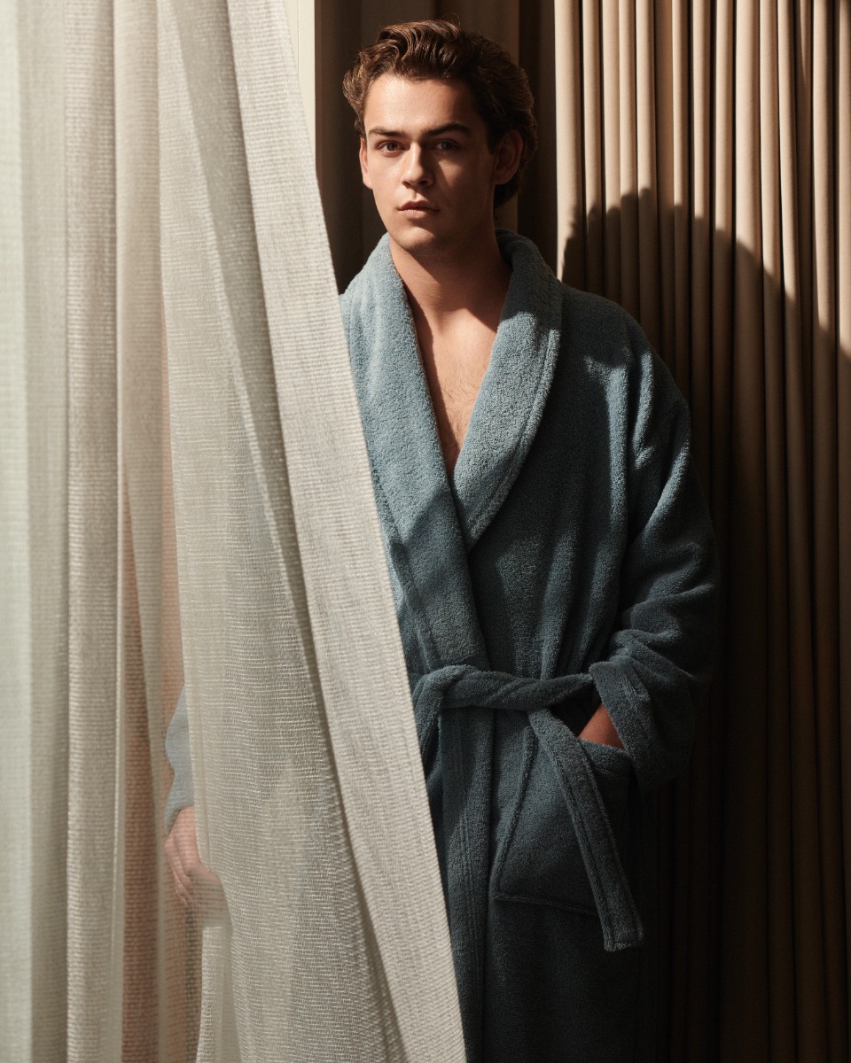 Vandyck Badstof Badjas Ranger Dusty Blue