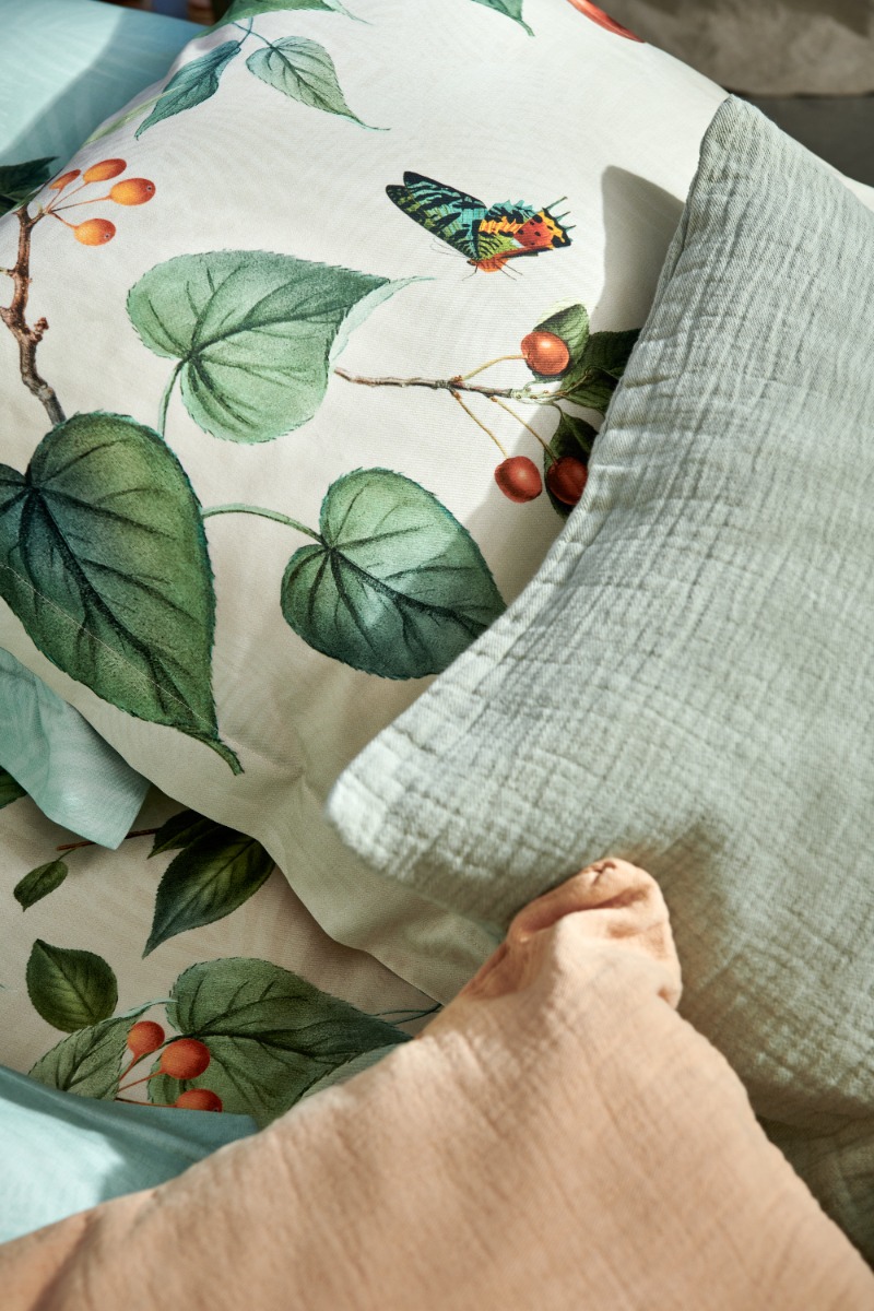 Vandyck Dekbedovertrek Fruit Garden Cream Tan