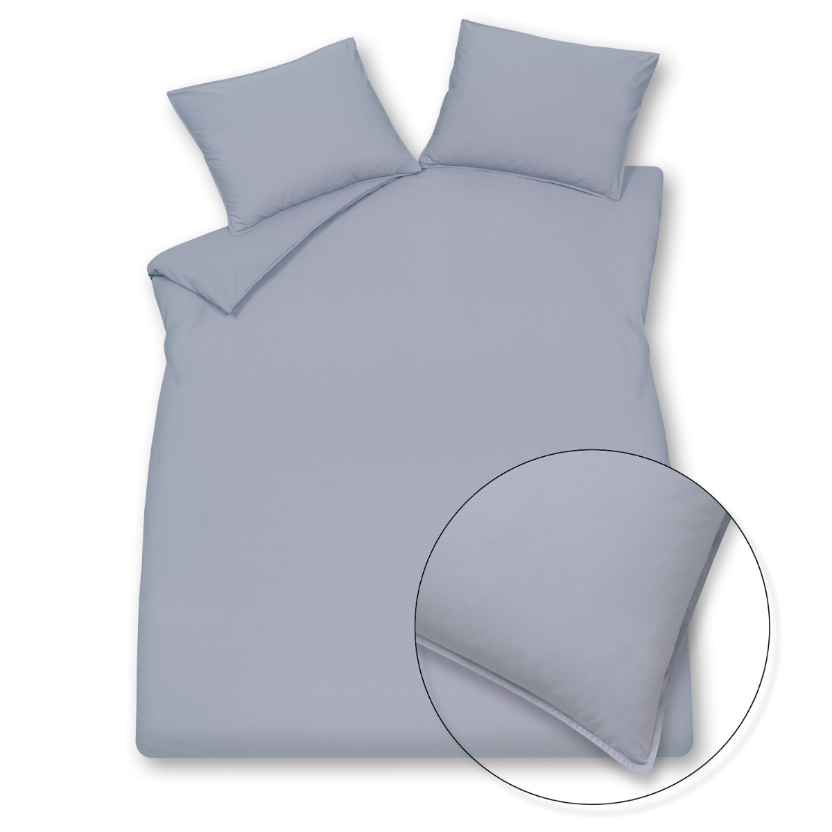Vandyck Dekbedovertrek Washed Cotton Lavender Blue
