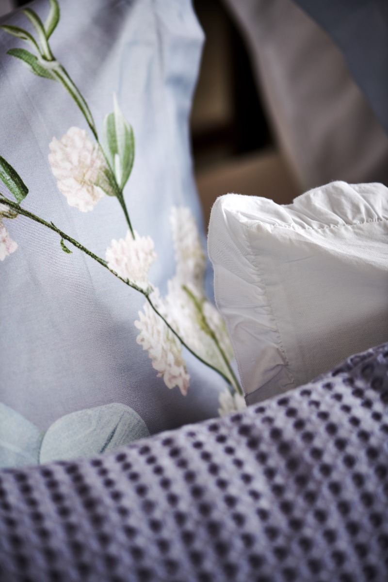 Vandyck Kussensloop Wafel Pique Lavender Blue 40x55
