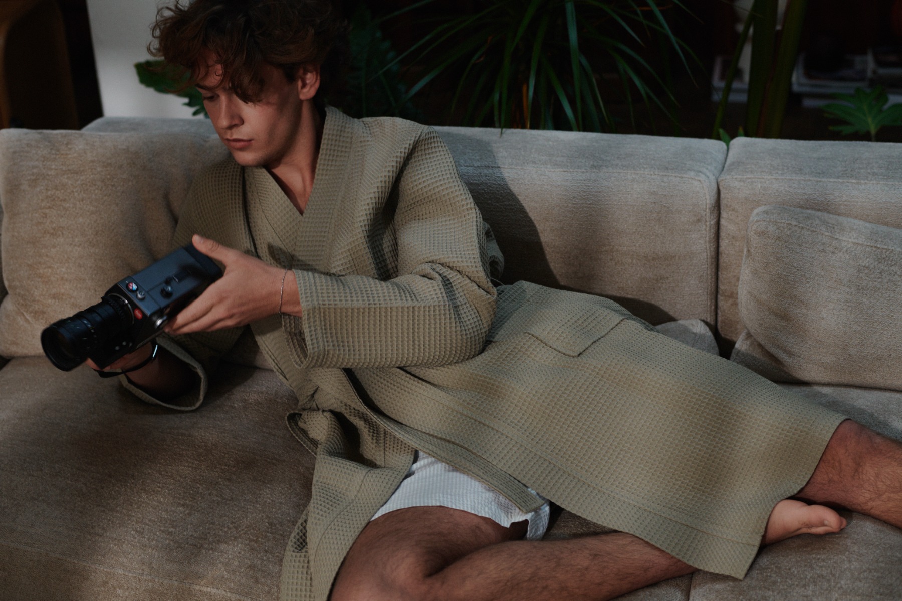 Vandyck Wafel Badjas Biarritz Salie