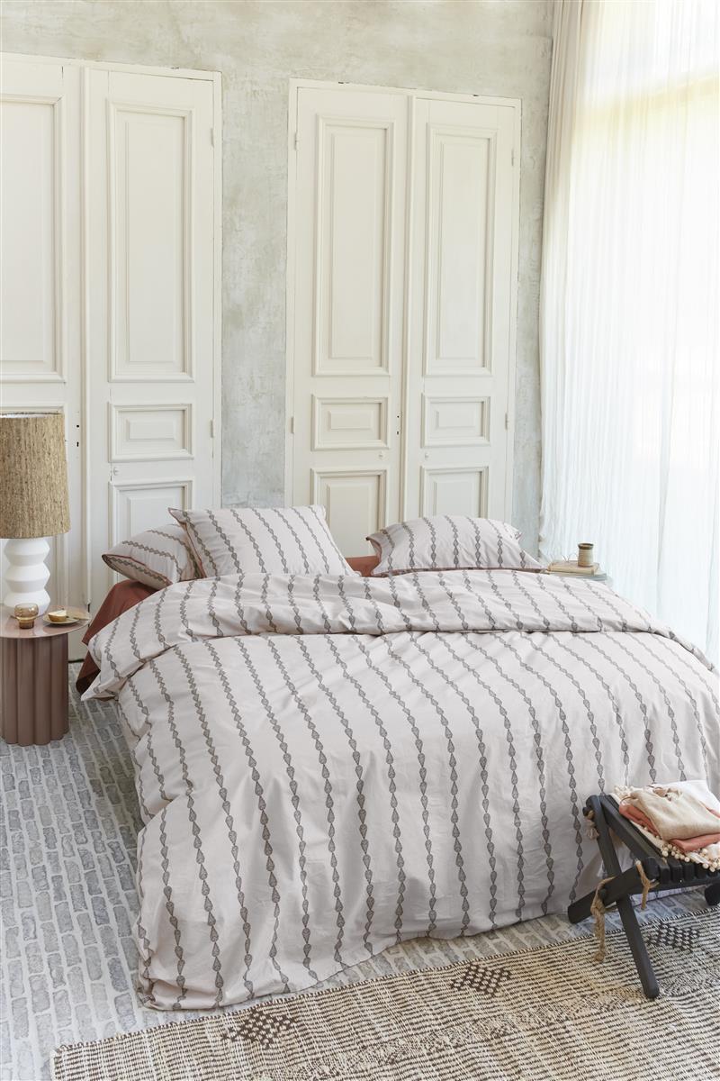 VT Wonen Dekbedovertrek Up Side Down Sand