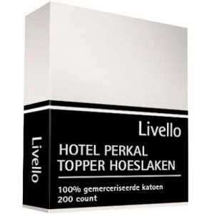 Livello Hotel Hoeslaken Perkal topper Ivoor
