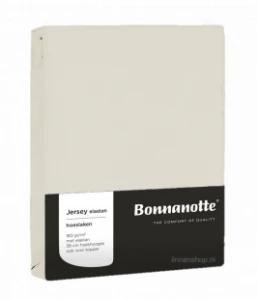 Bonnanotte (topper) Hoeslaken Jersey Elastan Offwhite
