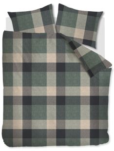 Beddinghouse Dekbedovertrek Flanel Dario Green