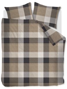 Beddinghouse Dekbedovertrek Flanel Dario Taupe
