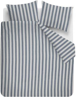Beddinghouse Dekbedovertrek Flanel Jamie Blue