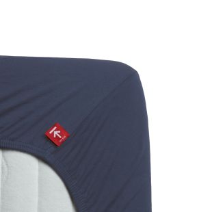 Beddinghouse Hoeslaken Jersey Stretch splittopper 220 gr Indigo