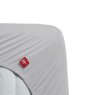 Beddinghouse Hoeslaken Jersey Stretch splittopper 220 gr Light Grey