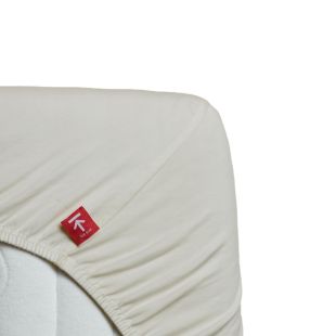 Beddinghouse Hoeslaken Jersey Stretch splittopper 220 gr Offwhite