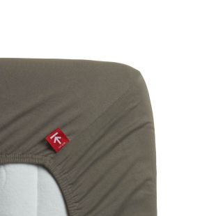 Beddinghouse Hoeslaken Jersey Stretch splittopper 220 gr Warm Grey