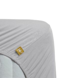 Beddinghouse Hoeslaken Jersey Stretch topper 220 gr Light Grey