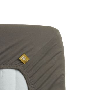 Beddinghouse Hoeslaken Jersey Stretch topper 220 gr Warm Grey