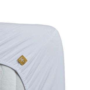 Beddinghouse Hoeslaken Jersey Stretch topper 220 gr White