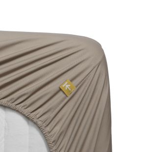 Beddinghouse Hoeslaken Perkal topper Sand