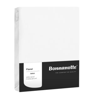 Bonnanotte Laken Katoen Flanel White