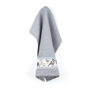 Bunzlau Castle Keukendoek Birds Grey
