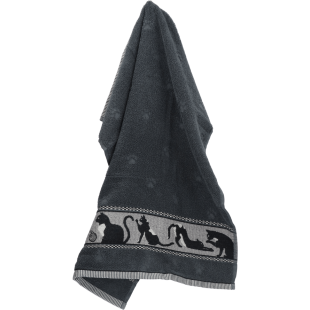 Bunzlau Castle Keukendoek Cats Anthracite