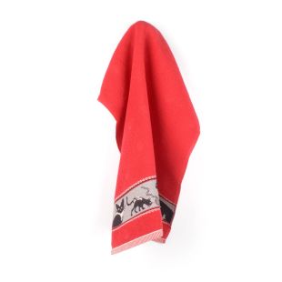 Bunzlau Castle Keukendoek Cats Red