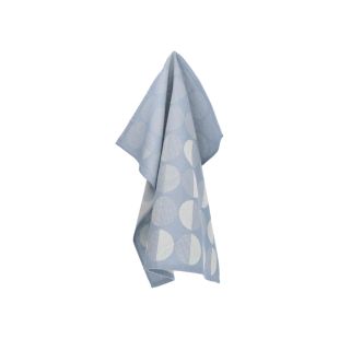 Bunzlau Castle Theedoek Dots Grey-Blue