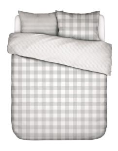 Essenza Dekbedovertrek Chess Grey