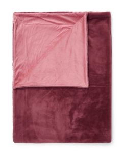 Essenza Plaid Furry Mauve 150x200