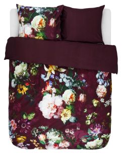 Essenza Dekbedovertrek Fleur Burgundy
