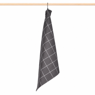 Jorzolino Theedoek Grote Ruit Grey 65x65