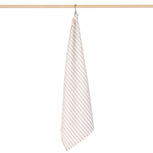 Jorzolino Theedoek Streep Sand 65x65