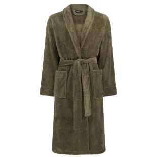 Linolux Fleece Badjas Lio Moss