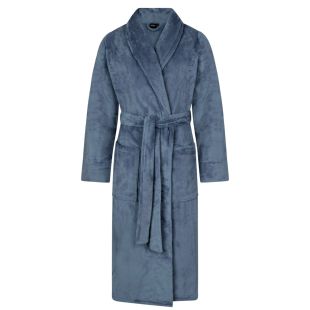 Linolux Fleece Badjas Lou Denim