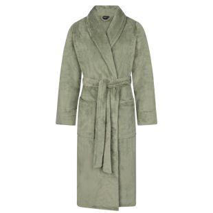 Linolux Fleece Badjas Lou Green