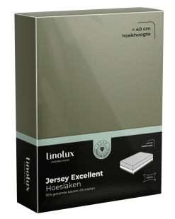 Linolux Hoeslaken Jersey Excellent Green