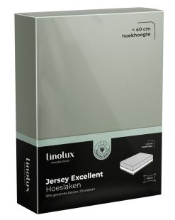 Linolux Hoeslaken Jersey Excellent Light Green